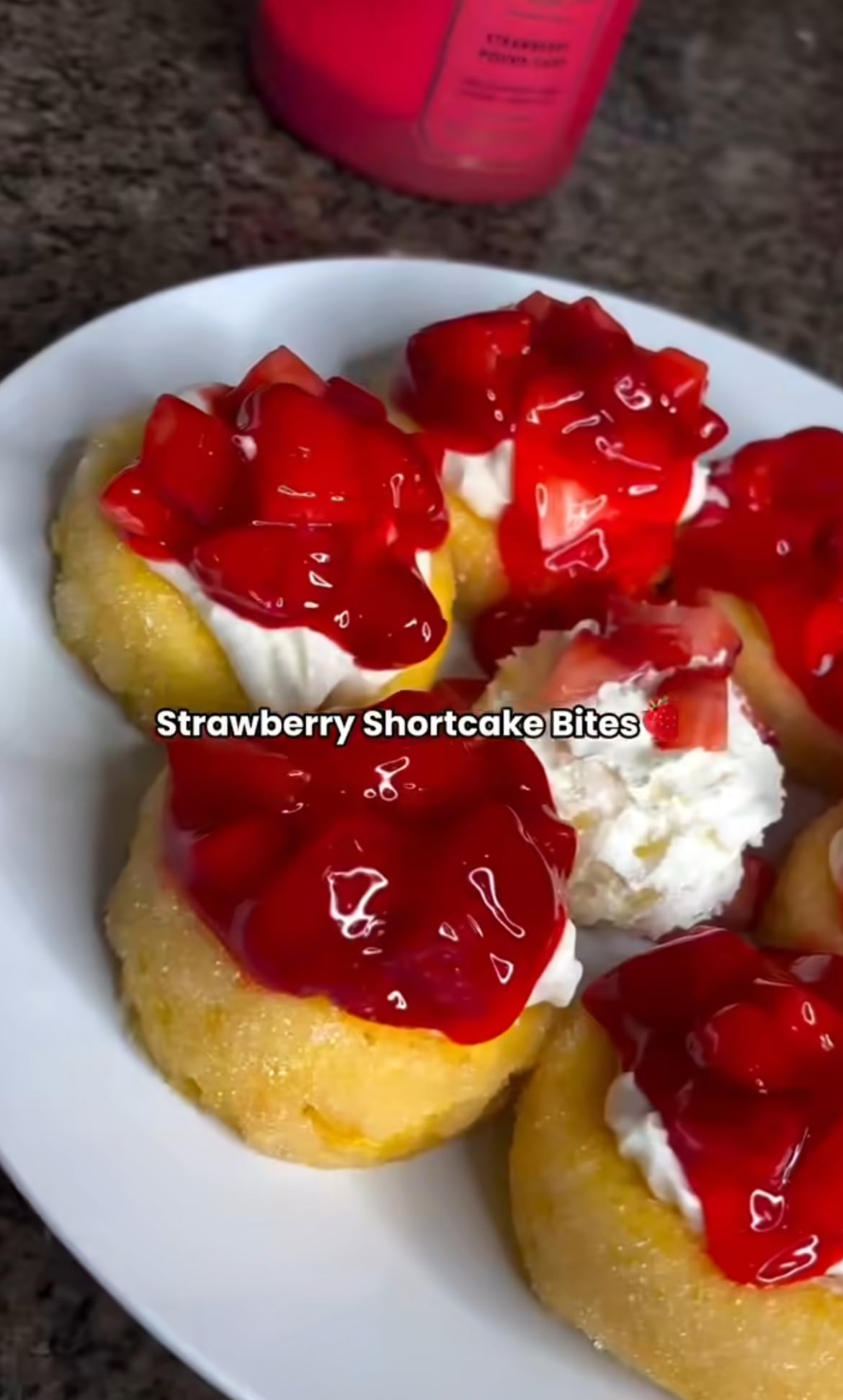 Hyungju’s Strawberry Shortcake Bites